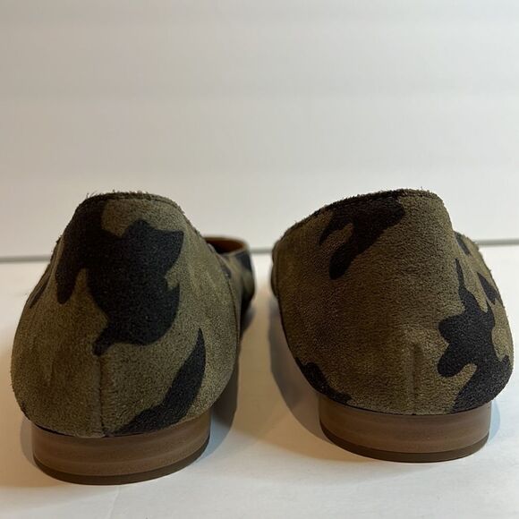 Lucky Brand Camo Green Suede Flats Shoes Size 8‎ - Picture 5 of 13